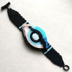 Bracelet Eye amulet blue eye beaded talisman from the evil eye especially for Marina