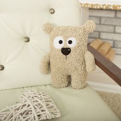Teddy bear, Kawaii plush, Custom plush, Woodland nursery, 16th birthday gift, Aesthetic room decor, Boy nursery decor