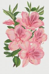Cross Stitch Pattern | Flowers | 7 Sizes | PDF Counted Vintage Highly Detailed Stitch