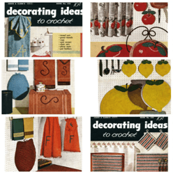 Digital | Vintage Crochet Pattern | Vintage 1950s | ENGLISH PDF TEMPLATE
