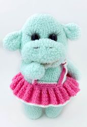 Hippo crochet pattern