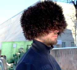 Russian Military FUR sheep Hat PAPAHA Kubanka Kuban Cossack