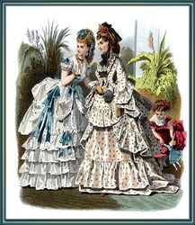 Digital | Cross Stitch Pattern | Victorian Lady | Victorian Fashion | PDF Counted Vintage Highly Detailed Stitch