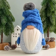 Christmas gnome with hat, , Hygge gnome decor, Christmas decoration
