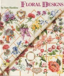 50 Floral / PDF Vintage Cross Stitch Pattern