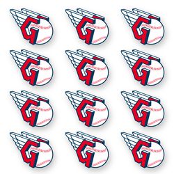 Cleveland Guardians Stickers Set of 12 pcs by 2 inches each Decals Die Cut Vinyl Truck Car Window Laptop Case