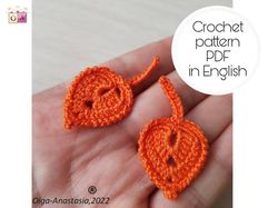 Leaf  crochet pattern, irish crochet , crochet pattern , crochet leaf pattern , crochet motif , leaf crochet .