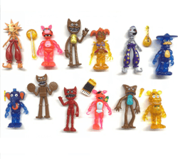 12pcs Set Five Nights At Freddy's FNAF Huggy Wuggy Action Figure Toy Cake Topper USA Stock