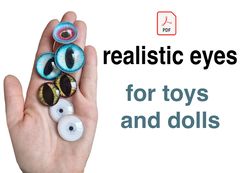 Tutorial eyes for dolls and toys