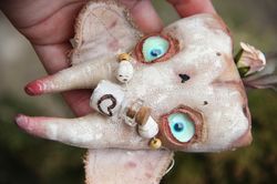 Sewing pattern creepy toy tooth