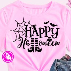 Happy Halloween signs Spiderweb Witch's Shoes clipart Digital download
