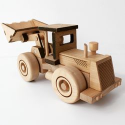 baby boy toys - Front End Loader. Montessori Wooden baby toys for toddlers