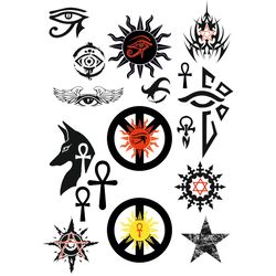 Eye of Horus svg, Esoteric Svg, Black Ankh, Anubis svg, Eye of RA, Ankh Symbol SVG