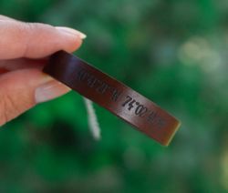 Coordinate leather bracelet, Location bracelet, Personalized gifts, Christmas gift, wanderer gift, Valentine's Day gift