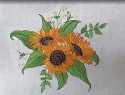 Sunflower   Embroidery Design