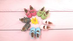 Doll shoes - Cute doll shoes with polka dots - 4,5cm doll shoes – Christmas gift idea
