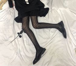 Fashion Womens Lady Girls Black Sexy Fishnet Pattern Jacquard Stockings Pantyhose Tights