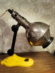 Soviet large table lamp, space age, rare loft lamp, steampunk vintage 1960