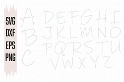 Alphabet Rhinestones Svg, Font Svg, Letter Svg, Digital download