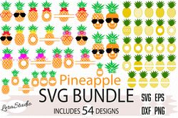 Bundle Pineapples Svg, Summer Svg, Fruit Svg, Digital download
