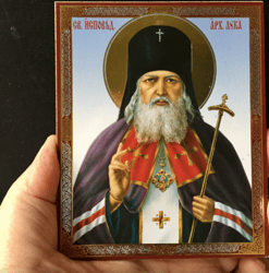 Saint Luke, Bishop of Simferopol | Inspirational Icon Decor| Size: 5 1/4"x4 1/2"