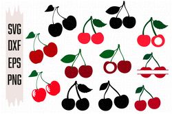 Cherry Svg, Cherries Svg, Summer Svg, Digital download