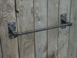 Wrought iron towel bar,  Bathroom Accessories, Wrought iron, Hand forged, Blacksmith, Towel rack, Towel holder