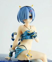 Re Zero Rem Cute Statue Action Figures Anime Blue Toy 5.5" Gift USA Stock