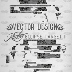 VECTOR DESIGN Kimber eclipse target ll Scrolls and scales