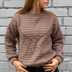 crochet sweater pattern women