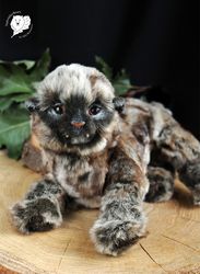 realistic toy sabretooth cub, wild cat toy