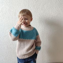 Crochet baby sweater pattern