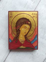 Archangel Michael | Hand painted icon | Orthodox icon | Religious icon | Byzantine icon | Orthodox gift | Holy Icons