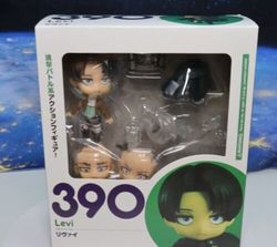 Levi Anime Attack On Titan Nendoroid 390 Action Figure Box USA Stock Toy Gift New