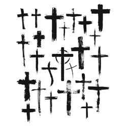 Cross Bundle SVG, Religious Svg, Cross svg, Crosses Clipart Cricut, Jesus Svg, Distressed cross svg, png, dxf, eps, cdr