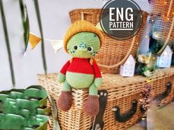 Amigurumi Turtle Crochet Pattern and Instructions PDF. Amigurumi animal pattern