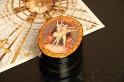 Nutcracker lacquer box ballet hand painted decorative art