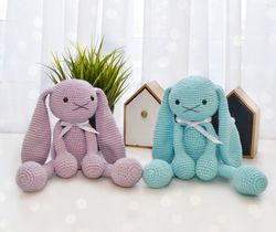 Baby bunny crochet toys, Pregnancy gift for first time moms,Newborn Bunnies gift gender neutral gift photo props newborn