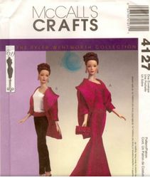 PDF Copy of the Original Vintage MC Calls 4127 Pattern for Fashion Dolls size 15 1/2 and 16 inches