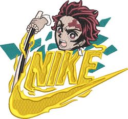Nike and Tanjiro Kamado/Anime Embroidery Design/ Anime design/ Embroidery Pattern/ Design PES DST Format