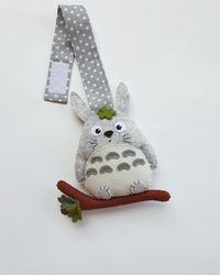 Totoro stroller toy, totoro stroller mobile, stroller chain, hanging pram toy, pram decor, pram accessory