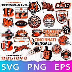 Cincinnati Bengals Logo SVG, Cincinnati Bengals PNG, Bengals SVG File, Cincinnati Bengals Logo Transparent