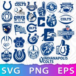 Indianapolis Colts Logo SVG, Indianapolis Colts PNG, Colts Symbol, Indianapolis Colts Emblem