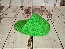 Knitted house shoe - silicone mold