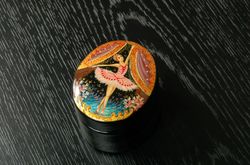 ballerina lacquer box hand-painted ballet kholui miniature art
