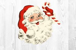 vintage santa png file download, santa claus clipart, santa printable image, christmas png