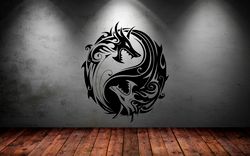 dragon sticker yin yang sticker car stickers wall sticker vinyl decal mural art decor