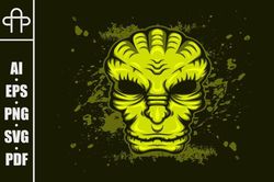 monster alien vector illustration