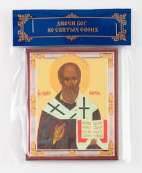 Saint Ephraim the Holy Hieromartyr of Cherson icon compact size 2.3x3.5"  Orthodox gift free shipping