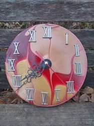 Red & Gold Clock